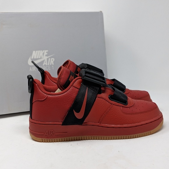 air force 1 utility low red